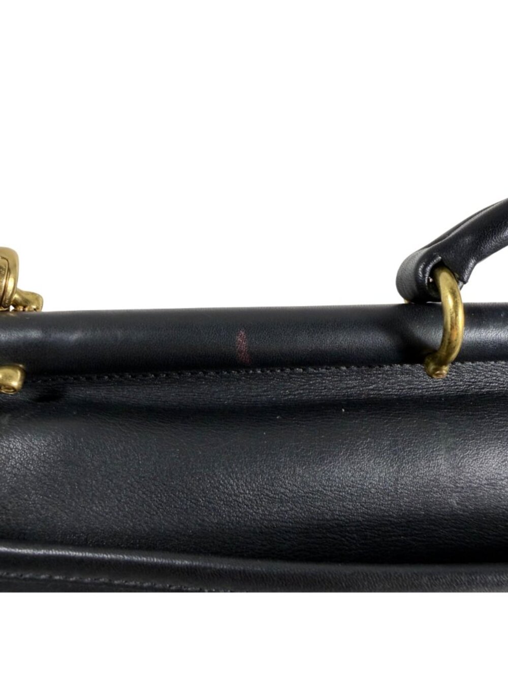 Vintage Coach Beekman Black Glove Tanned Leather Briefcase #5266 - Picture 4 of 16